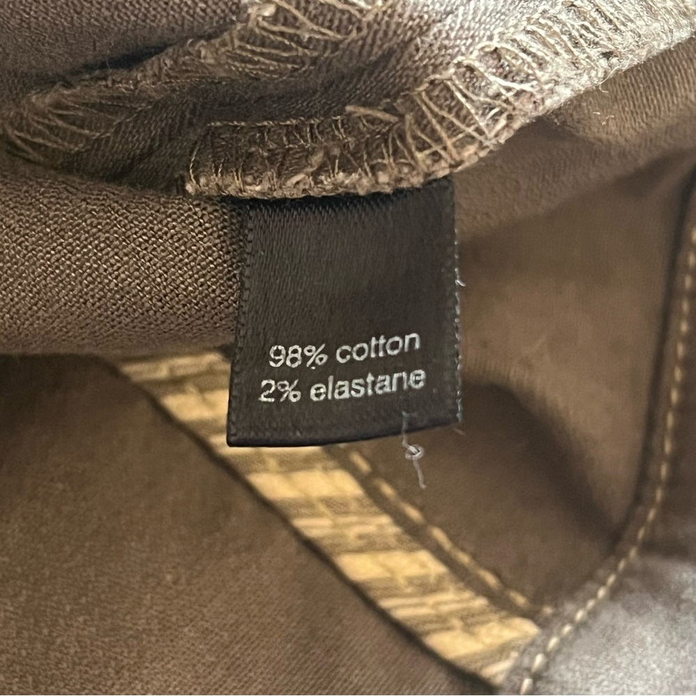 Peruvian Connection Brown Chelsea Jean Jacket Size 8 - Picture 8 of 10